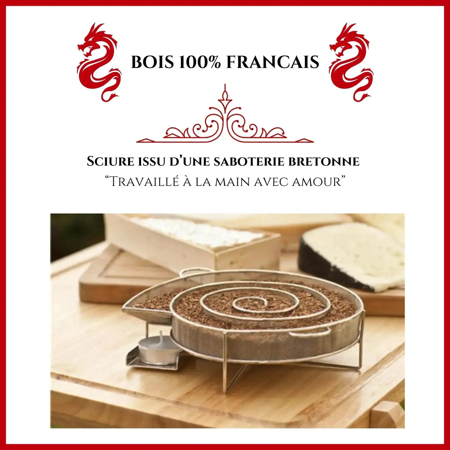 Sciure fumage à froid / Hêtre Sciure Hêtre sciure