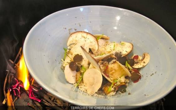 Champignons fumés
