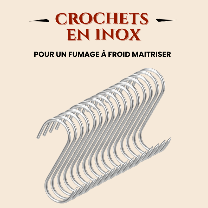 Crochet de bouché en inox