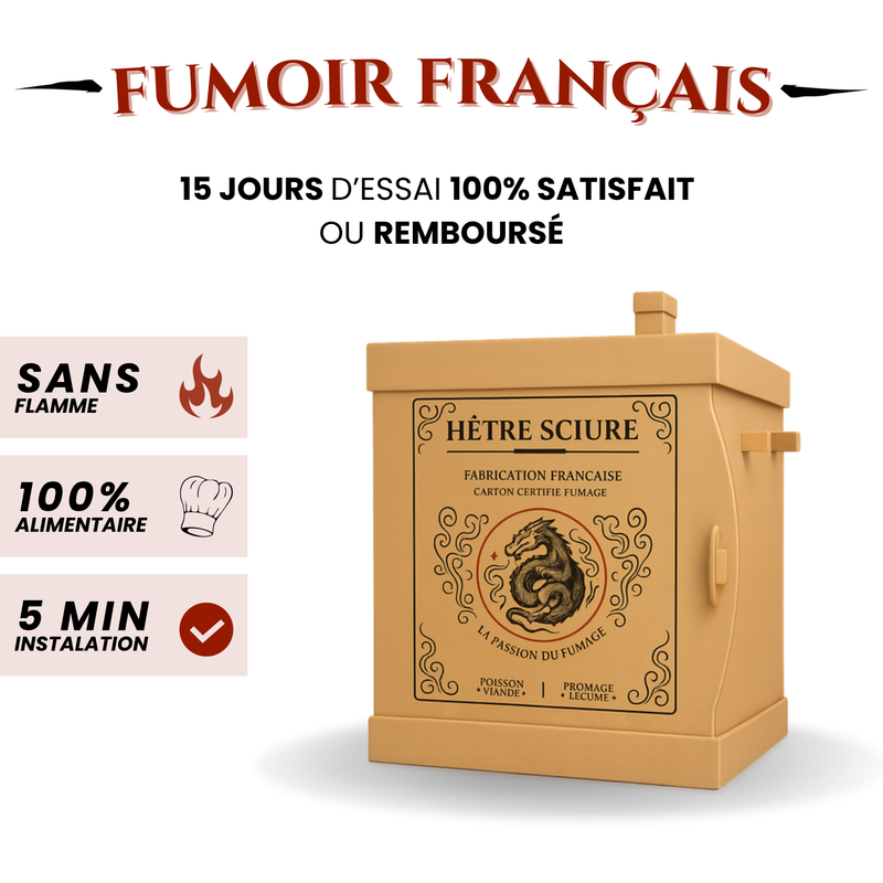 Fumoir à froid maison en kit complet, équipement simple et accessible pour débuter le fumage à froid chez soi